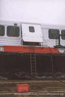 SRN4 The Princess Anne (GH-2007) undergoing maintenance at Hoverspeed